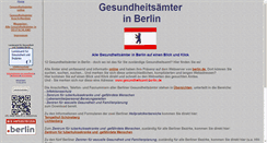 Desktop Screenshot of gesundheitsamt-berlin.de