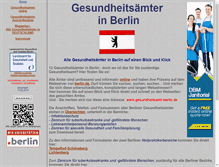 Tablet Screenshot of gesundheitsamt-berlin.de